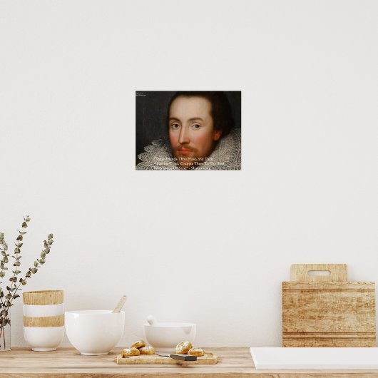 Shakespeare "Friends" Biorage Plakate (Küche)