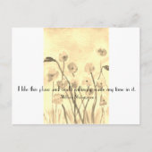 Shakespeare Fun Zitat Postkarte (Vorderseite)