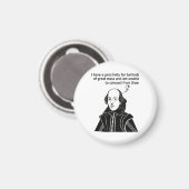 Shakespeare Funny Zitat Magnet (Vorderseite/Rückseite)