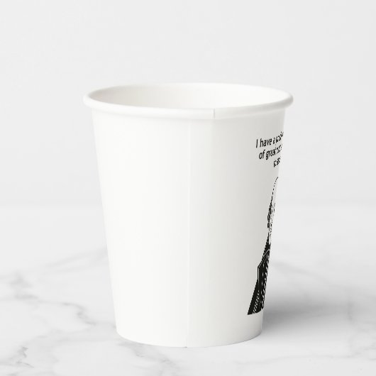 Shakespeare Funny Zitat Pappbecher (Rechts)