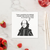 Shakespeare Funny Zitat Serviette (Beispiel)