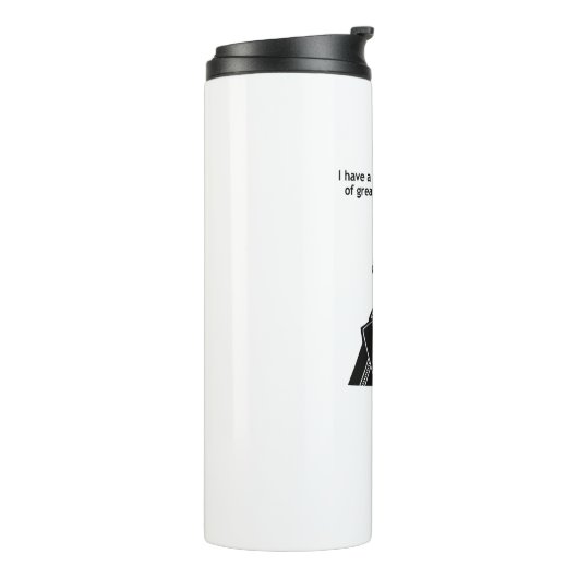 Shakespeare Funny Zitat Thermosbecher (Nach links gedreht)