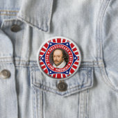Shakespeare für Präsidenten 2016 Button (Beispiel)