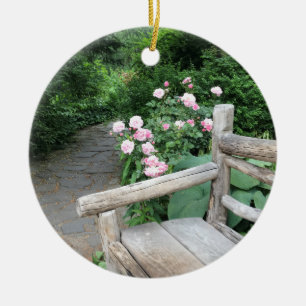 Shakespeare Garden Benz Rose Central Park NYC Keramikornament