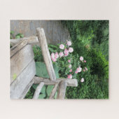 Shakespeare Garden Central Park NYC Roses Puzzle (Horizontal)