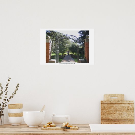 Shakespeare Garden Poster (Küche)