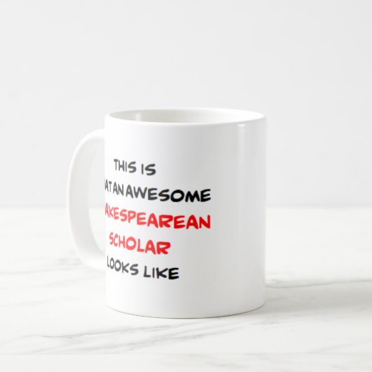 Shakespeare-Gelehrte, phantastisch Kaffeetasse (Vorderseite Links)