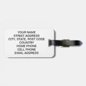 Shakespeare Gepäcktag - Passen Sie es an! Gepäckanhänger (Rückseite horizontal)