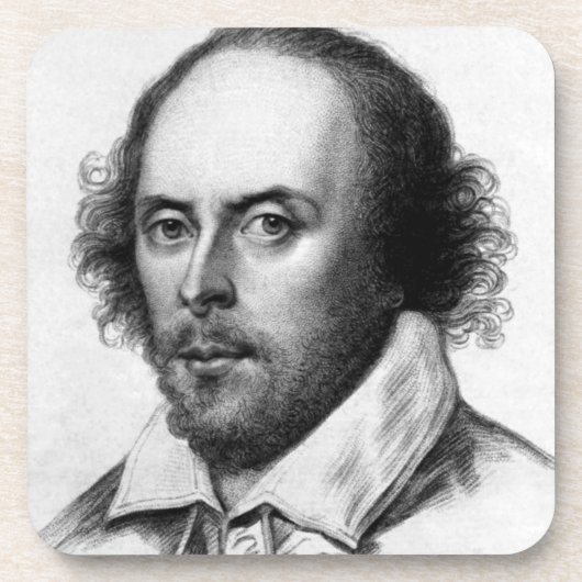 Shakespeare Getränkeküste Untersetzer (Vorderseite)