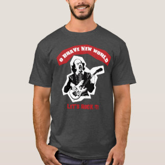 Shakespeare Gitarre Rock Zitat retro T-Shirt