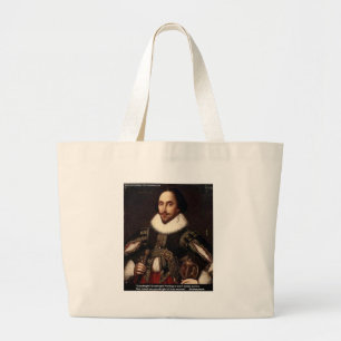 Shakespeare "Goodnight, Parting" Liebe Zitat Gesch Jumbo Stoffbeutel