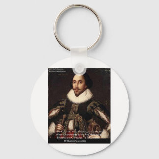 Shakespeare Halloween "Hölle-Ansteckung" Zitatgesc Schlüsselanhänger