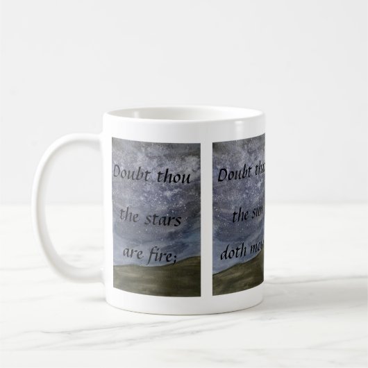 Shakespeare Hamlet Quote Tasse (Links)