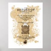 Shakespeare Henry IV Teil I Quarto Front Piece Poster (Vorne)