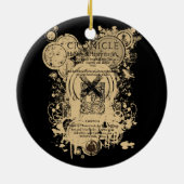 Shakespeare Henry V Quarto-vorderes Stück Keramik Ornament (Hinten)