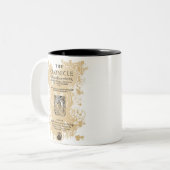 Shakespeare Henry V Quarto-vorderes Stück Zweifarbige Tasse (Vorderseite Links)