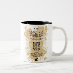 Shakespeare Henry V Quarto-vorderes Stück Zweifarbige Tasse