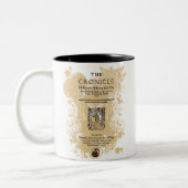Shakespeare Henry V Quarto-vorderes Stück Zweifarbige Tasse (Links)