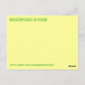 "SHAKESPEARE IN PARIS" POSTKARTE (Rückseite)