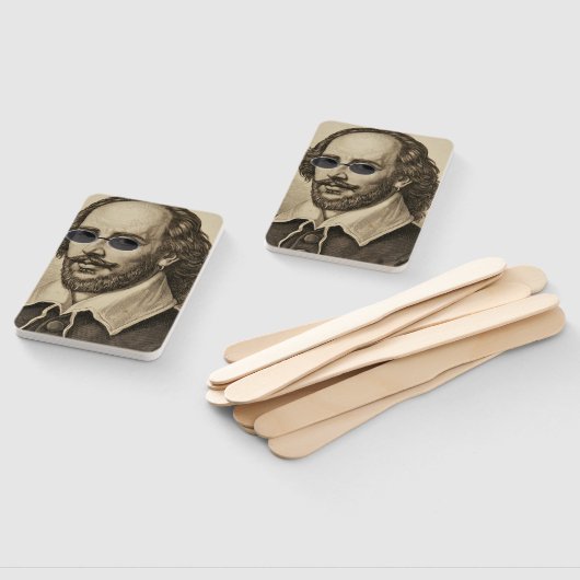 Shakespeare in Sonnenbrille Cooler Barfan Fächer (Non-assembled)