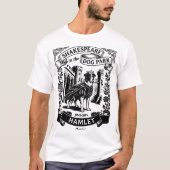 Shakespeare in the Dog Park - Hamlet T-Shirt (Vorderseite)