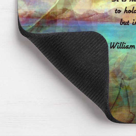 Shakespeare inspirierendes Zitat über das Schicksa Mousepad (Ecke)
