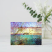 Shakespeare inspirierendes Zitat über das Schicksa Postkarte (Stehend Vorderseite)