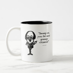 Shakespeare Insulinen, wie Sie es mögen4 Zweifarbige Tasse