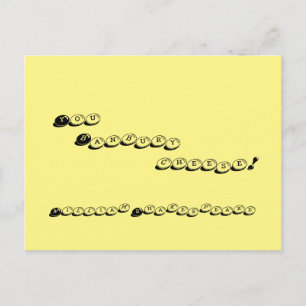 Shakespeare Insult Postcard Postkarte