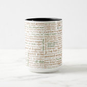Shakespeare Insults Collection Tasse (Zentrum)