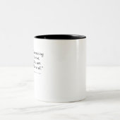 Shakespeare Insults Comedy of Errors Zweifarbige Tasse (Mittel)