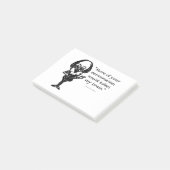 Shakespeare Insults Coriolinus Post-it Klebezettel (angewinkelt)