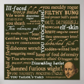 Shakespeare Insultsammlung Poster (Vorne)
