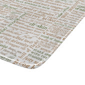 Shakespeare Insultsammlung Schneidebrett (Ecke)