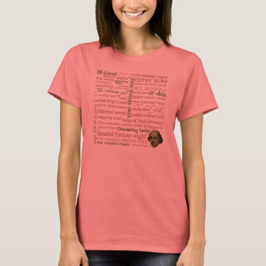 Shakespeare Insultsammlung T-Shirt (Vorderseite)