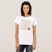 Shakespeare Insultsammlung T-Shirt (Vorne ganz)