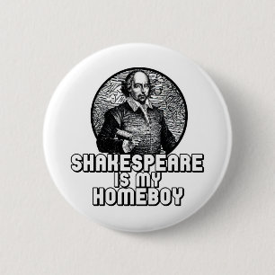 Shakespeare ist mein Hausbock Button