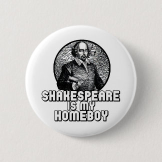 Shakespeare ist mein Hausbock Button