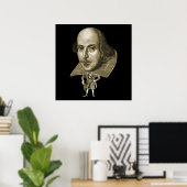 Shakespeare Karikatur Poster (Heimbüro)