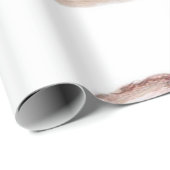 Shakespeare-Karikatur und Zitat zum Tempest Geschenkpapier (Rolleneckpunkt)