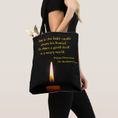 Shakespeare-Kerzen-Flammen-Zitat-Taschen-Tasche Tasche (Von Nahem)