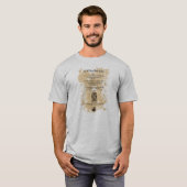 Shakespeare King Lear Quarto Front Piece T-Shirt (Vorne ganz)