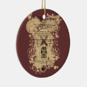 Shakespeare-König Lear Quarto Front Piece Keramik Ornament (Rechts)