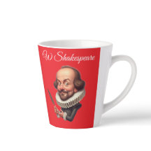 Shakespeare Latte Tasse