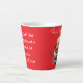 Shakespeare Latte Tasse (Vorderseite)