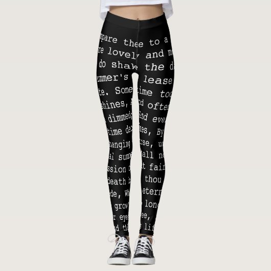 Shakespeare-Leggings Leggings (Vorderseite)