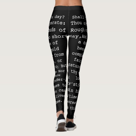 Shakespeare-Leggings Leggings (Rückseite)