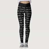 Shakespeare-Leggings Leggings (Vorderseite)