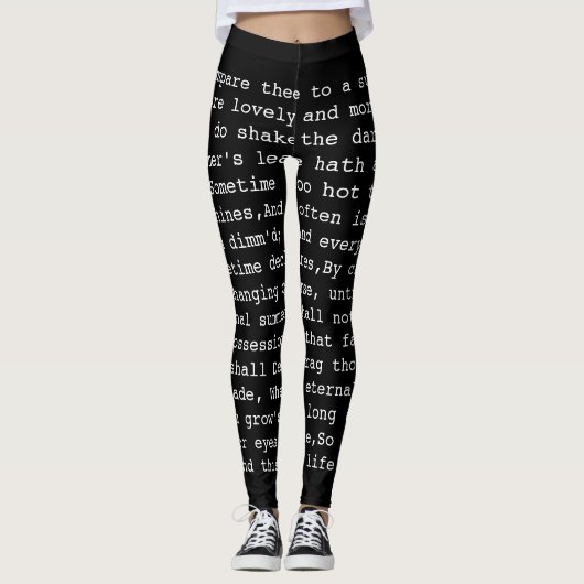 Shakespeare-Leggings Leggings (Vorderseite)