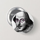 Shakespeare Lennon Button (Vorne & Hinten)
